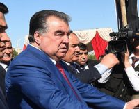 Шиносоии Пешвои миллат Эмомалӣ Раҳмон бо рафти корҳои сохтмонии эстакада дар маҳаллаи 82-юми пойтахт