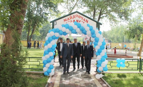 Мавриди истифода қарор гирифтани боз як майдончаи варзишӣ