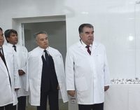 Ифтитоҳи бинои нави шуъбаи ҷарроҳӣ ва эҳёи Беморхонаи марказии ноҳияи Шаҳристон