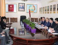 Насим Олимзода с послом Японии в Таджикистане Такаюки Мияшита обсудили вопросы профилактики коронавирусной инфекции