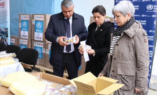 Кӯмаки лавозимоти тиббии USAID ҷиҳати пешгирии сирояти коронавирус