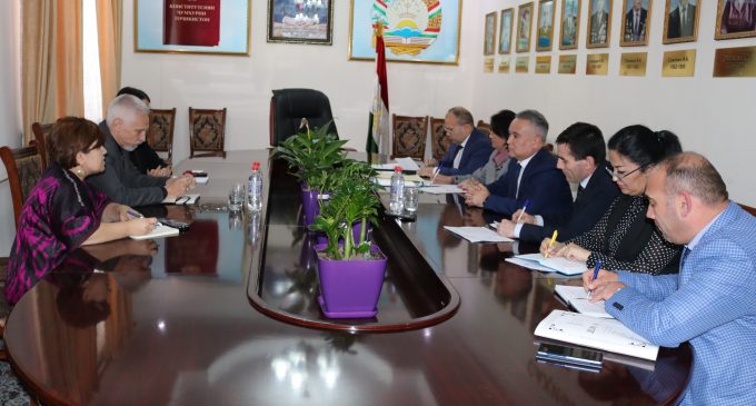 Minister Nasim Olimzoda Meets with the World Bank Country Manager for Tajikistan Jan-Peter Olters