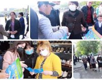 «Худро аз сирояти коронавирус ҳифз намоед!»-таҳти ин унвон дар Хуҷанд аксия доир гардид