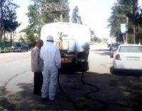 COVID-19. Дар роҳҳои мошингарди шаҳру ноҳияҳои вилояти Хатлон бо мақсади пешгирӣ аз сирояти коронавирус корҳои дезинфексионӣ анҷом дода мешаванд