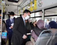 Дар Душанбе таҳти унвони «Худро аз сирояти коронавирус ҳифз намоед» аксия доир гардид