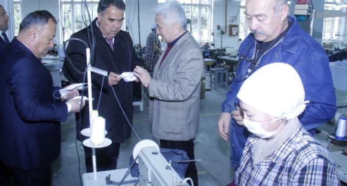 Sughd Province Enterprises Increase Producing Medical Masks