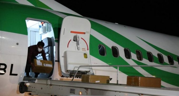 A Special Charter Flight with Medical Supplies from India Arrives in Dushanbe
