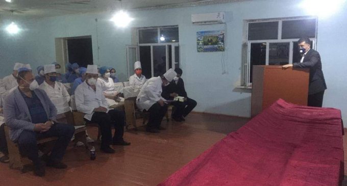 Боздиди Шодихон Ҷамшед аз Беморхонаи марказии ноҳияи Абдураҳмони Ҷомӣ