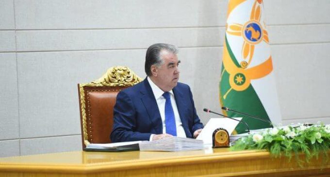 Состоялось заседание Правительства Республики Таджикистан