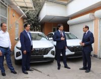 Тақдими ду мошини хизматӣ ба Хадамоти  назорати давлатии тандурустӣ ва ҳифзи иҷтимоии аҳолӣ