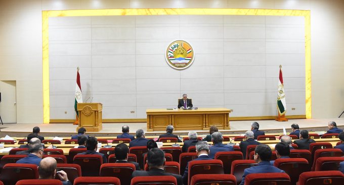 Имрӯз маҷлиси Ҳукумати Ҷумҳурии Тоҷикистон баргузор шуд