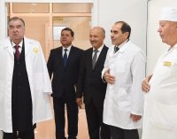 Президенти мамлакат Эмомалӣ Раҳмон дар шаҳри Ваҳдат бинои Маркази ташхисию табобатии «Ҳоким»-ро мавриди истифода қарор доданд