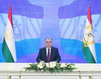 ПАЁМИ ШОДБОШИИ Пешвои миллат Эмомалӣ Раҳмон ба муносибати Рӯзи Парчами давлатӣ