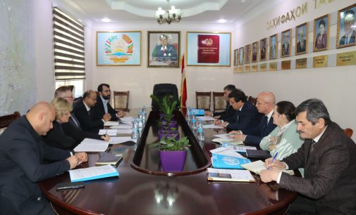 Мулоқоти Ҷамолиддин Абдуллозода бо коршиносони байналмилалии ТУТ