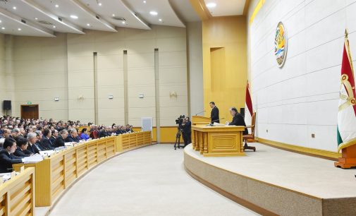Сегодня состоялось расширенное заседание Правительства Республики Таджикистан
