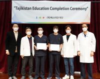 Табибони тоҷик вобаста ба табобати бемориҳои сухтагӣ дар Корея таҷриба меомӯзанд