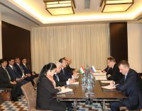 Вохурии Ҷамолиддин Абдуллозода бо вазири тандурустии Федератсияи Россия  Михаил Албертович Мурашко