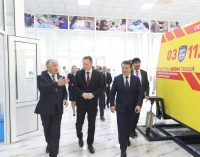 Боздиди вазири тандурустии Федератсияи Россия аз Донишгоҳи тиббӣ ва Маҷмааи тандурустии “Истиқлол”