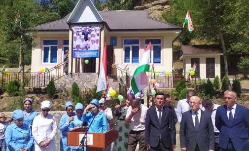 Варзоб: Бунгоҳи тиббӣ ба истифода дода шуд