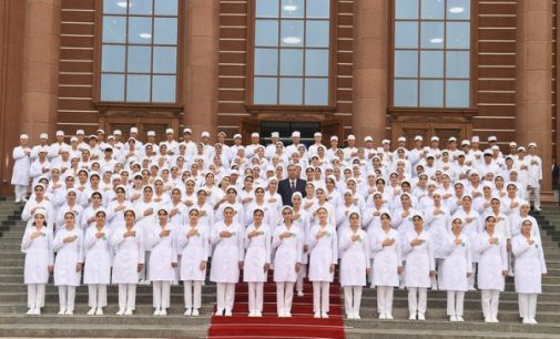 Глава государства Эмомали Рахмон сдал в эксплуатацию главный учебный корпус Хатлонского государственного медицинского университета в Дангаринском районе