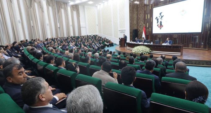 Ҷаласаи корӣ вобаста ба шарҳу тавзеҳи нуқтаҳои Паёми Пешвои миллат муҳтарам Эмомалӣ Раҳмон ба Маҷлиси Олии Ҷумҳурии Тоҷикистон