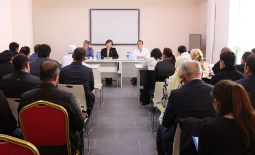 Зулфия Абдусаматзода дар ҷаласаи ҳисоботии Раёсати тандурустии минтақаи Кӯлоб иштирок намуда, бо  фаъолияти як қатор муассисаҳои тандурустӣ шинос шуд