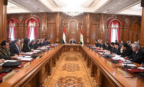 Имрӯз маҷлиси Ҳукумати Ҷумҳурии Тоҷикистон баргузор гардид