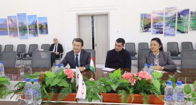 Meeting of Jamoliddin Abdullozoda with the Head of TIKA in Tajikistan