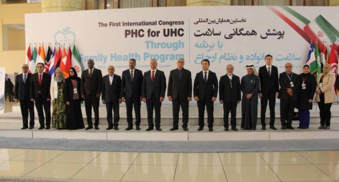 Теҳрон. Иштироки Ҷамолиддин Абдуллозода дар конфронси байналмилалии “Пӯшиши ҳамагонии саломат бо барномаи саломатии хонавода ва низоми ирҷоъи электронӣ”