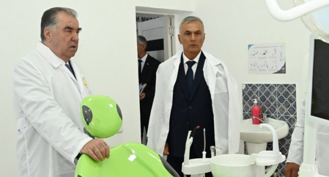 President Emomali Rahmon Opens the Diagnostic and Treatment Center in Danghara