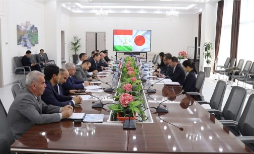 Meeting of Jamoliddin Abdullozoda with the Ambassador of Japan and the Chief of JICA Representative Office for Tajikistan